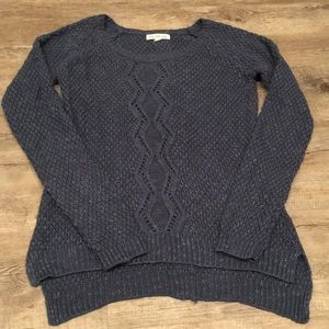 5/$25 Button Detail Cable Knit Sweater